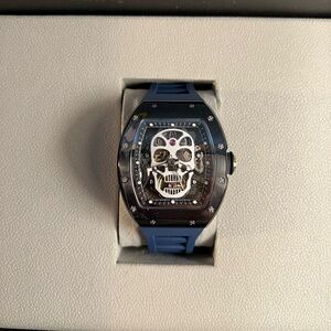 Invicta S1 Rally Automatic Men's
Watch-41mm MOD49023 Blue&Blk
Skeleton Dial(NWT)